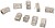 Pacote Aisens de 10 Conectores RJ45 8 Fios FTP Cat.6 AWG24 - Cor Prata - imagem 2