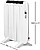 Yoevu - radiador eléctrico de baixo consumo - 4 elementos - 900 W - temporizador - programável - comando à distância - ecrã LCD - controlo de aplicação Wi-Fi - compatível com Alexa - adequado para parede ou pé - alumínio - branco YV-RB900W - imagem 2