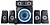 Conjunto de Altifalantes Trust Gaming GXT 658 Tytan 5.1 180W - Subwoofer de Madeira - Iluminação LED Azul - Graves Profundos - Comando Remoto - Cor Preta - imagem 2