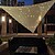 Toldos de ocultação com LED solar para exterior 300x300x300 cor bege 899179 G-90793 - imagem 2