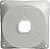Caixa de conexões - Para câmaras dome - Apto para uso exterior - Instalação em tecto ou parede - Fabricado em plástico - Cor branca 128 (A) x 128 (L) x 33 (A) x [%VAR%] (P) mm CBOX-NX7-7777 - imagem 3