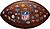 Bola Futebol Americano Wilson NFL OFF Throwback 32 Team - imagem 3