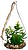 Jarron com planta decorativa 10x19,5cm - imagem 3