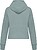 Sweatshirt eco-responsável com fecho e capuz French Terry de senhora NS409 - imagem 3