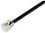 Kit 8 Unid Conector Equip Femea RJ45 Ftp CAT6 Painel Keystone Tool Free 767211 - imagem 3