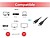 Cabo EQUIP Display Port M/M 5.0m, black, with latch - 119337 EQP-119337 - imagem 3