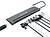 Estação de ligação conceptronic USB tipo C DONN17G 2 x HDMI - 1 x DP - 2 x USB 3.0 - 1 x USB 2.0 - 1 x RJ45 - 1 x AUX - leitor de cartões SD - leitor de cartões Micro SD - imagem 3