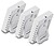 Hama Cres Pack de 3 Medidores de Temperatura e Humidade para Interior - Ecrã Digital - Permite Pendurar na Parede - Indicador de Conforto - 4.5x3.1x5.6cm - Cor Branca HA00222243 - imagem 3
