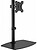 VISION SUPORTE DE SECRETÁRIA INDEPENDENTE PARA MONITORES - PRETO - Adequado para ecrãs planos entre 13 e 32” com padrões VESA de 75x75 ou 100x100, utilizados na maior parte dos monitores de computador. Aço preto mate. Articulação dupla. Altura da col - imagem 3