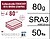 Autocolante COUCHE Alto Brilho C/Cortes 80g : Cortado SRA3 ( pack 50fls ) - imagem 3