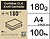 Kraft Natural CLK 180gr : A4 ( pack 100fls ) - imagem 3