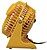 Ventoinha de Mesa 14W Ø10cm Amarelo VELCFANAM1-Y - imagem 3