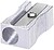 Apara lapis q-connect metalico 1 uso retangular Apara lapis q-connect metalico 1 uso retangular KF03767 - imagem 3