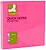Bloco de Notas Adesivas Q-Connect Rosa Fluorescente 75 X 75 MM KF-10516 - imagem 3