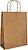 25 x Saco de papel basika kraft natural liso l com asa torcida 320x400x14 mm Saco de papel basika kraft natural liso l com asa torcida 320x400x14 mm KF03755 - imagem 3