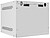 Armário Lanberg mural rack 10 polegadas 4u - 280x310 prata WF10-2304-10S - imagem 3