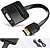 Conversor HDMI Macho a VGA Fêmea com Jack 3.5mm - 0.15m - Cor Preta - imagem 3