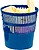 Cesto de Papeis Plastico Azul 275 X 275 MM Capacidade para 15 Litros 119-AZ - imagem 3