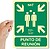 Sinal de Evacuação “Ponto de Encontro” Classe B (PVC 0.7MM) 22.4X30CM - imagem 3