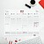 Finocam Neutro Vade Calendário em Catalão - Anual 2027 - Semana Vista Vertical - 420x310mm - Colado - Papel de 90g/m2 - Espaço para Notas - Cor Vermelho e Branco 780250027 - imagem 3