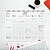 Finocam Neutro Vade Calendário - Anual 2027 - Semana Vista Vertical - 420x310mm - Espiral Dupla - Papel de 90g/m2 - Espaço para Notas - Capas de Polipropileno - Cor Vermelho e Branco 780260027 - imagem 3