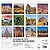 Finocam Maravilhas do Mundo Calendário de Parede - 16 Meses 26/27 - Vista Mensal - 300x300mm - Papel de 170g/m2 - Imagens Temáticas Variadas - Espaço para Notas 780304127 - imagem 3