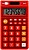 Calculadora liderpapel de bolso xf11 8 digitos solar e pilhas cor vermelho 115x65x8 mm - imagem 3