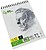 Bloco de esbocos espiral din a6 297x420mm 100 folhas 90 gr sem esquadria Bloco de esbocos espiral din a6 297x420mm 100 folhas 90 gr sem esquadria DL15 - imagem 3