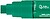 6 x Marcador liderpapel acrylic base agua todo tipo de superficie ponta retangular 10 mm verde Marcador liderpapel acrylic base agua todo tipo de superficie ponta retangular 10 mm verde RT71 - imagem 3