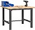 Mesa de trabalho de oficina, 1200x750 mm, placa de MDF 35 mm, capacidade de carga 600 kg - imagem 3