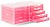 Ficheiro Gavetas de Secretaria Liderpapel 340X270X255 MM Empilhaveis 5 Gavetas Rosa Translucido 4005FCTL - imagem 3