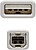 Cabo de Impressora Nanocable USB-A 2.0 Macho a USB-B Macho 1m - imagem 3