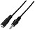 Cabo de Áudio Estéreo Nanocable Jack 3,5mm Macho a Jack 3,5mm Fêmea 1,50m - Cor Preta - imagem 3