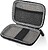 Estojo Tooq para Case Externo de 2,5” - Cinta Interior de Fixação - Fecho de Zipper - Cor Preta - imagem 3