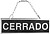 Rotulo metalico serigrafiado abierto y cerrado con cadena y ventosa para colgar de 74x232 mm Rotulo metalico serigrafiado abierto y cerrado con cadena y ventosa para colgar de 74x232 mm CSP58786 - imagem 3