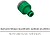 Adaptador Mangueira Plastico 3/4 - 1/2” Hembra Granel Adaptador Mangueira Plastico 3/4 - 1/2” Hembra Granel - imagem 3
