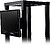 RACK-VESA : Suporte VESA para instalação em rack - Compatível com suporte VESA entre 75~100 mm - Válido para qualquer monitor LCD até 20” - Asas laterais para racks - Material metálico - Cor preto - imagem 3