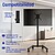 iggual SRTV55 Soporte TV suelo ruedas 13”-55” 20kg IGG320884 - imagem 3