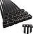 Abraçadeira Nylon 100%. Cor Preto 2,5 x 160 mm. Bolsa 100 unidades. Abraçadeira Plástico, Organizador Cabos, Alta Resistência Abraçadeira Nylon 100%. Cor Preto 2,5 x 160 mm. (Bolsa 100 Unidades) - imagem 3