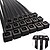 Abraçadeira Nylon 100%. Cor Preto 4,5 x 360 mm. Bolsa 100 unidades. Abraçadeira Plástico, Organizador Cabos, Alta Resistência Abraçadeira Nylon 100%. Cor Preto 4,5 x 360 mm. (Bolsa 100 Unidades) - imagem 3