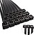 Abraçadeira Nylon 100%. Cor Preto 3,6 x 370 mm. Bolsa 100 unidades. Abraçadeira Plástico, Organizador Cabos, Alta Resistência Abraçadeira Nylon 100%. Cor Preto 3,6 x 370 mm. (Bolsa 100 Unidades) - imagem 3