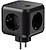 Powercube Mars Gaming MD-CUBE20 4 USB 3 Tomadas de Corrente. Régua Cor Preta - imagem 3