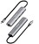 Hub USB Tipo-C Aisens ASUC-4P041-GR/ 3xUSB Tipo-C/ 1xRJ45/ Cinzento - imagem 3
