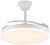 Ventilador de Teto LED 3CCT Pás Retráteis Stars Evo Smart 72 W 7920 lm Branco, Pás Ø106 cm, Plafonier Ø48,5 cm, Altura 34 - 44 cm G-33049 - imagem 3