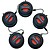 Mini COLUNA portátil phoenix miniboom universal jack 3.5mm com bateria Preto - imagem 3