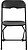 Cadeira Sungarden Silla Resina Plegável 80x50x45cm - Cor Preta SG0102 - imagem 3
