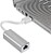 Conversor Adaptador Aisens RJ45 a USB 3.0 Gigabit 10/100/1000 Mbps - Cor Prata - imagem 3