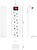 Aisens - Base Múltipla 4 Tomadas com Interruptor com Cabo 3x1.5MM2, Branco, 1,4M A154-0649 - imagem 3