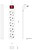 Aisens - Base Múltipla 5 Tomadas com Interruptor com Cabo 3x1.5MM2, Branco, 1,4M A154-0651 - imagem 3