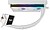 Sistema de Refrigeración Líquida Nox M-240 LCD/ Blanco NXHUMMERM240LCDWH - imagem 3